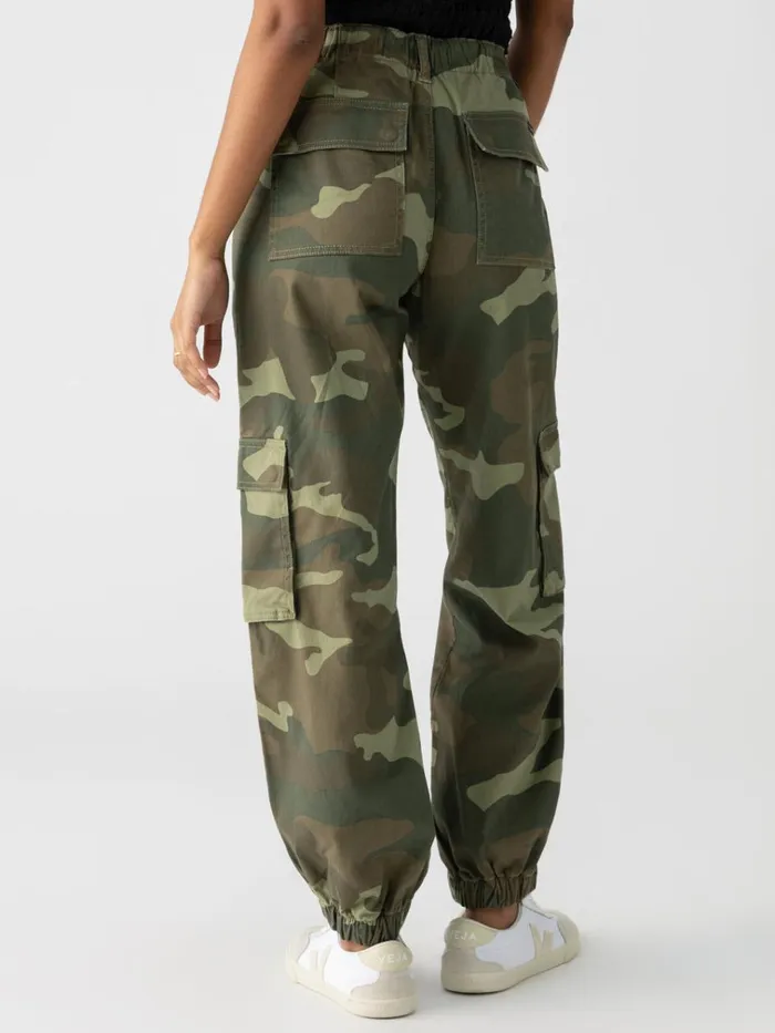 Cyber Cargo Standard Rise Pant Renew Camo Women Sanctuary Clothing Pants