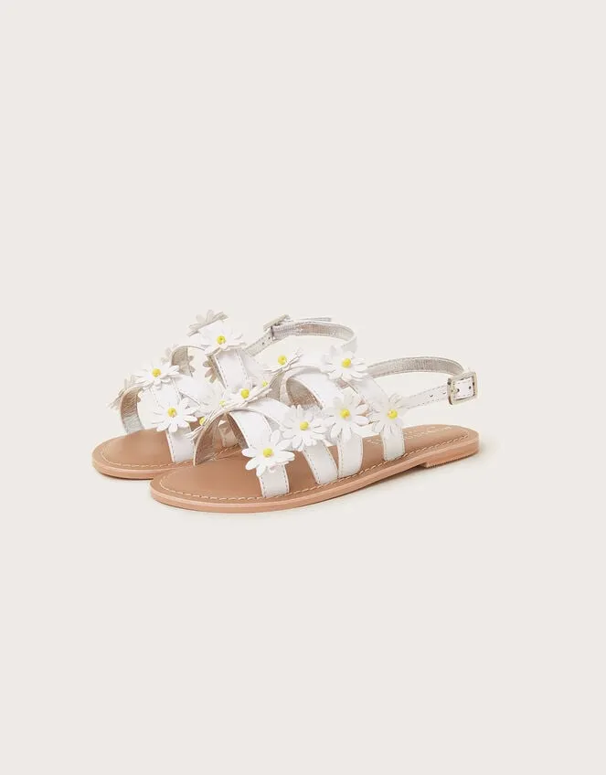 Daisy Strap Sandals White Children Monsoon Girls039 Shoes and Sandals