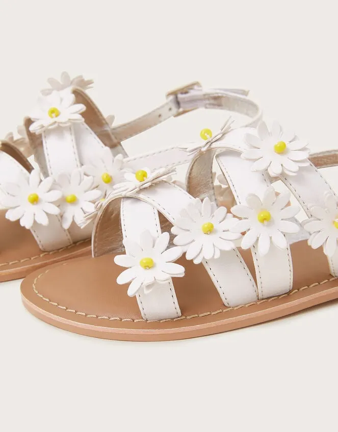 Daisy Strap Sandals White Children Monsoon Girls039 Shoes and Sandals