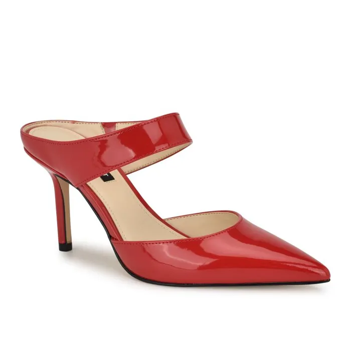 Darian SlipOn Dress Pumps Red Patent Women Nine West Heels