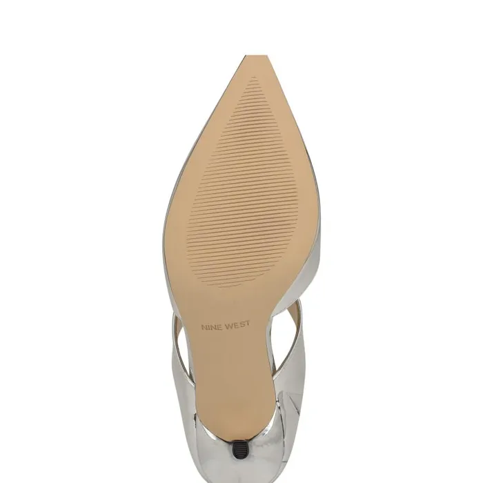 Darian SlipOn Dress Pumps Silver Women Nine West Heels