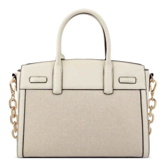 Dax Jet Set Satchel Natural Cream WomenMen Nine West New Handbags