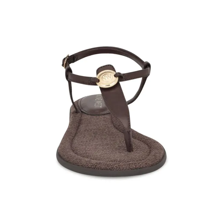 Dayna Casual Flat Sandals Brown Women Nine West Sandals