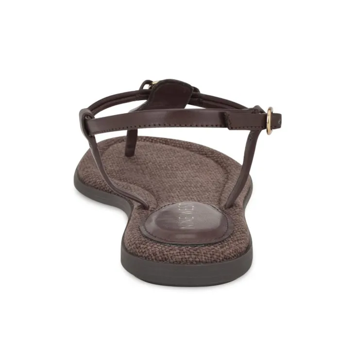 Dayna Casual Flat Sandals Brown Women Nine West Sandals