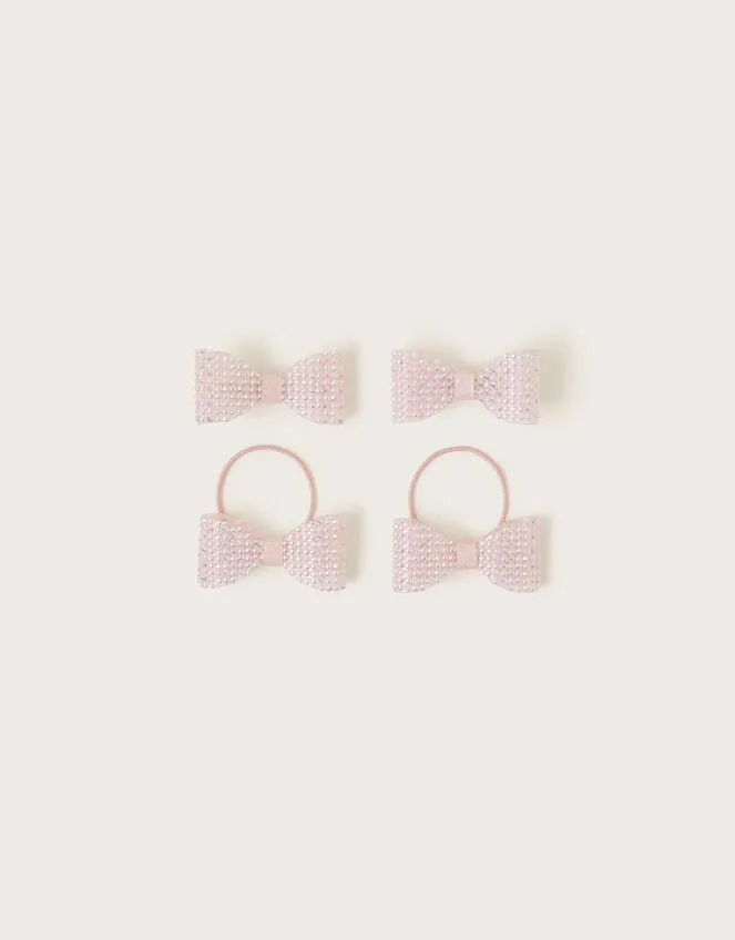 Dazzle Bow Hair Set Children Monsoon Girls039 Hair Accessories