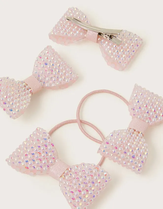 Dazzle Bow Hair Set Children Monsoon Girls039 Hair Accessories