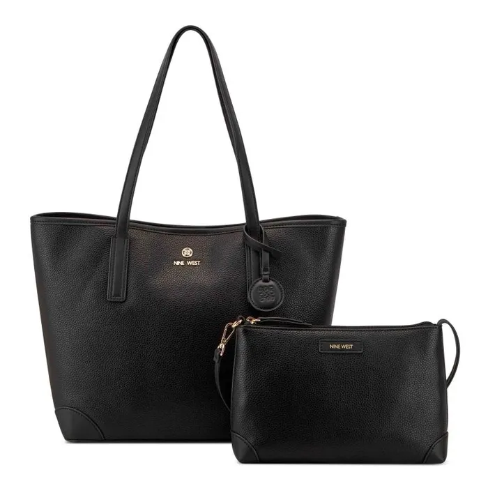 Delaine 2 In 1 Tote Black WomenMen Nine West Totes and Backpacks