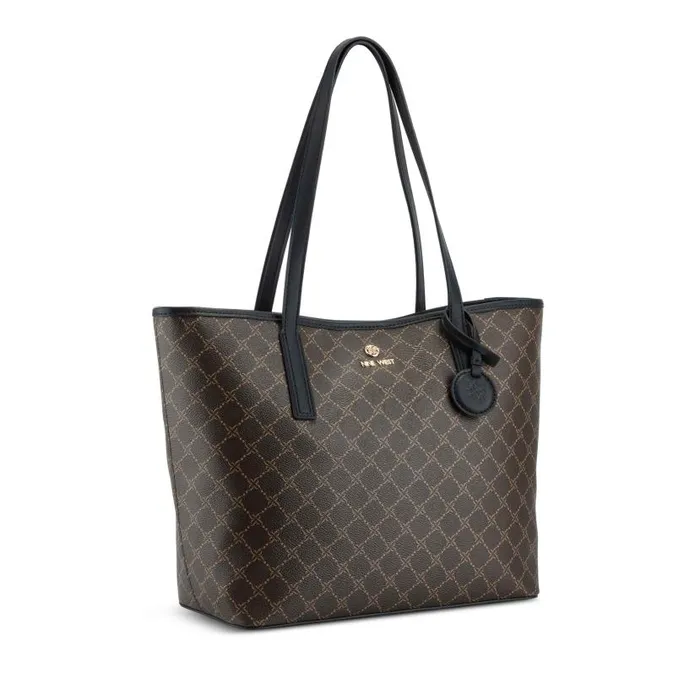 Delaine 2 In 1 Tote Brownblack WomenMen Nine West Totes and Backpacks
