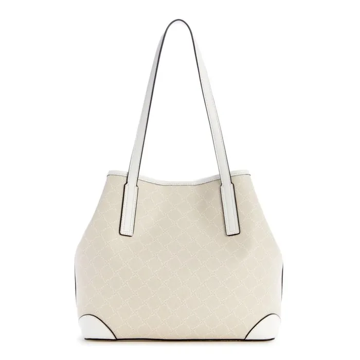 Delaine 2 In 1 Tote Cream Logowhite WomenMen Nine West Totes and Backpacks