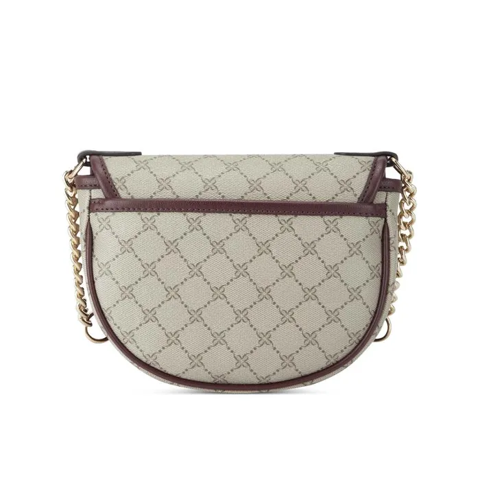 Delaine Crossbody Saddle Bag Beige Logomerlot WomenMen Nine West Crossbody