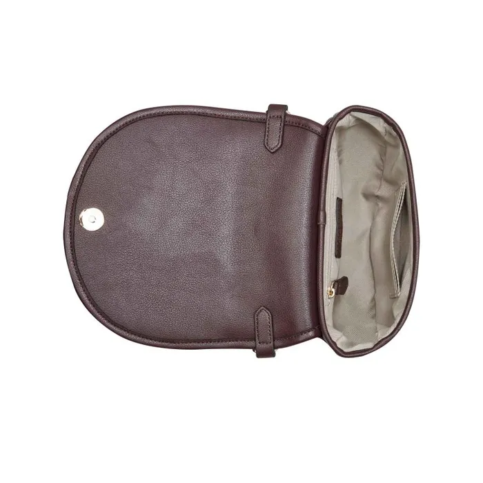 Delaine Crossbody Saddle Bag Beige Logomerlot WomenMen Nine West Crossbody