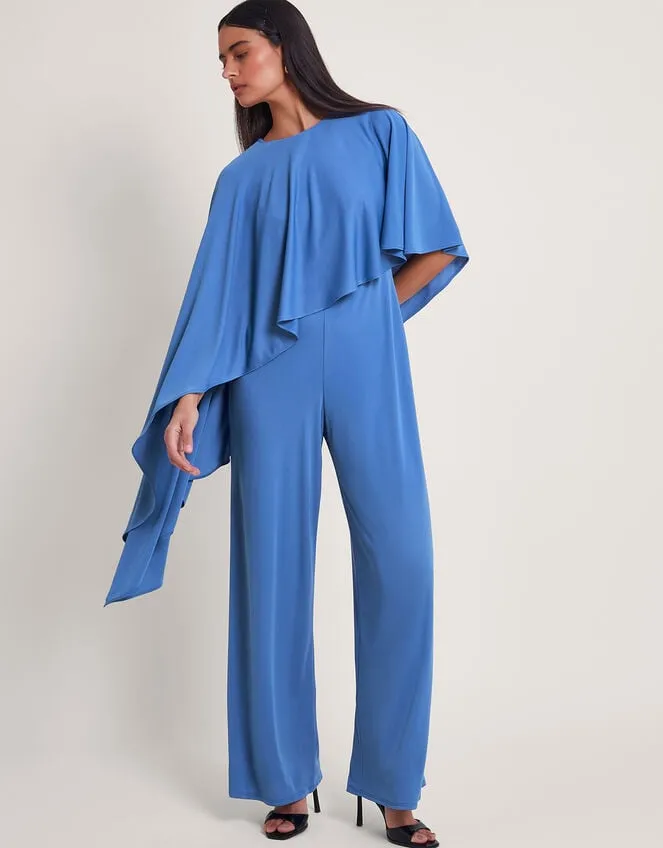 Delia Drape Jumpsuit Blue Women Monsoon Dresses