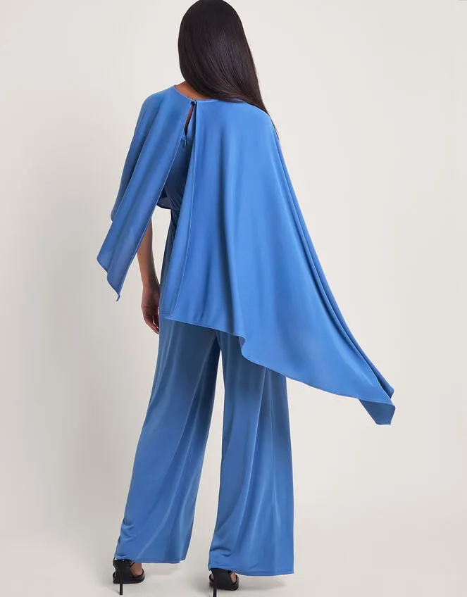 Delia Drape Jumpsuit Blue Women Monsoon Dresses