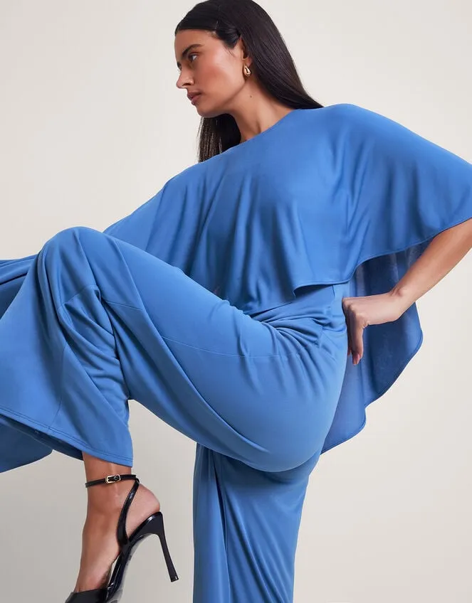 Delia Drape Jumpsuit Blue Women Monsoon Dresses