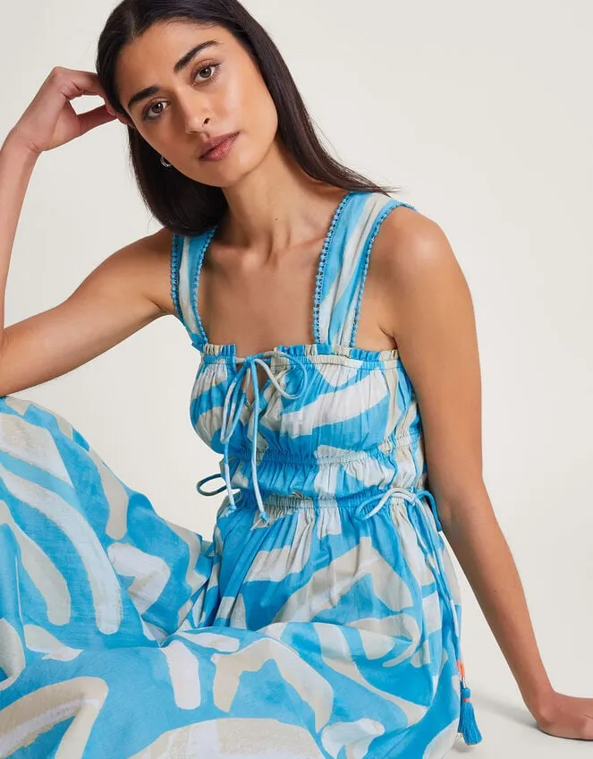 Demi Print Sundress Blue Women Monsoon Dresses