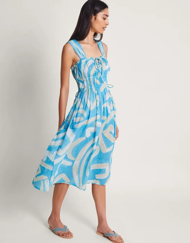 Demi Print Sundress Blue Women Monsoon Dresses