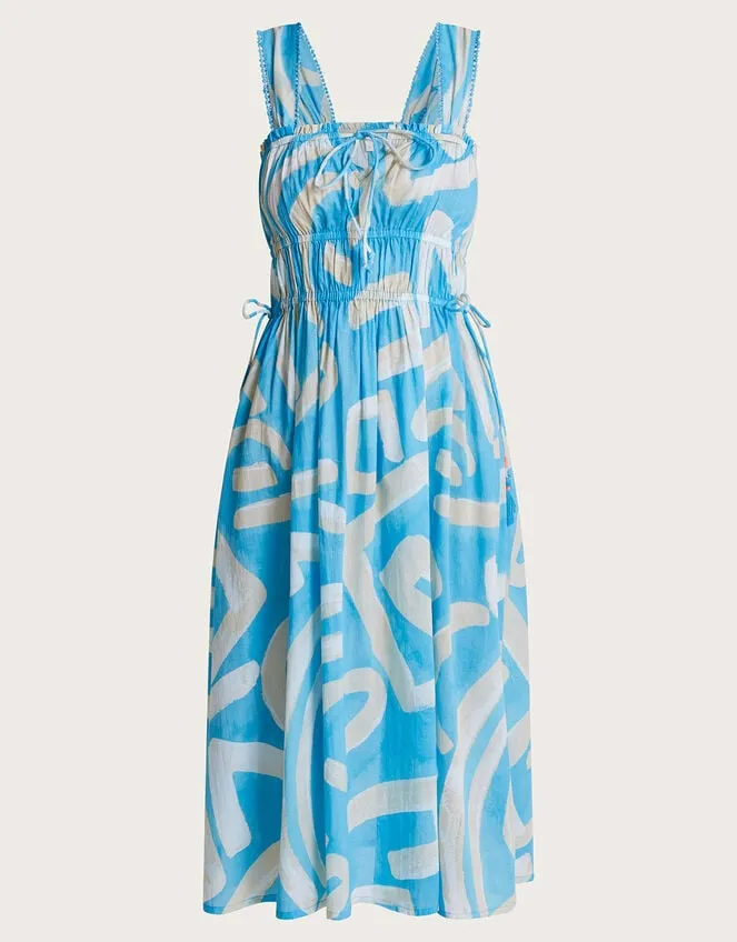 Demi Print Sundress Blue Women Monsoon Dresses