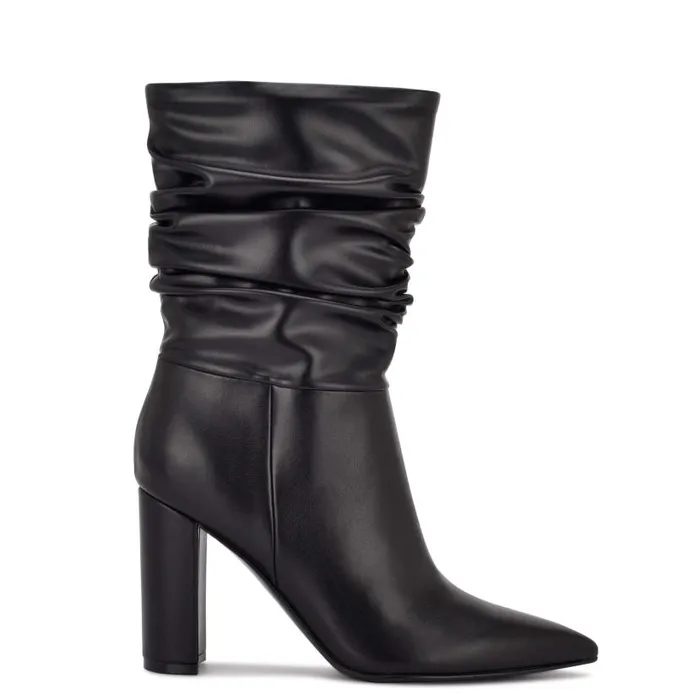 Denner Dress Boots Black Women Nine West Boots and Booties