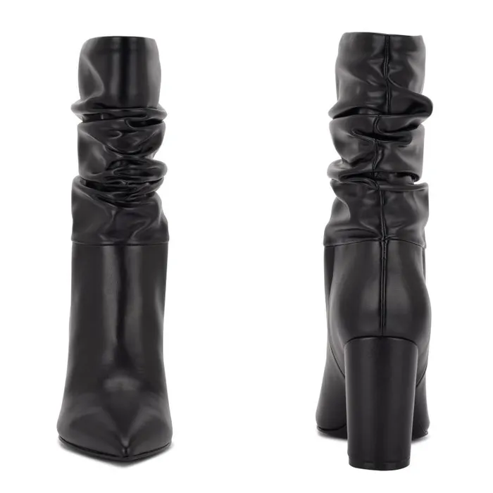 Denner Dress Boots Black Women Nine West Boots and Booties