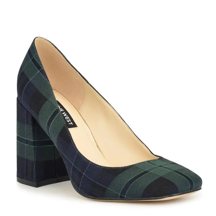 Deon Dress Pumps Blue Green Multi Women Nine West Heels