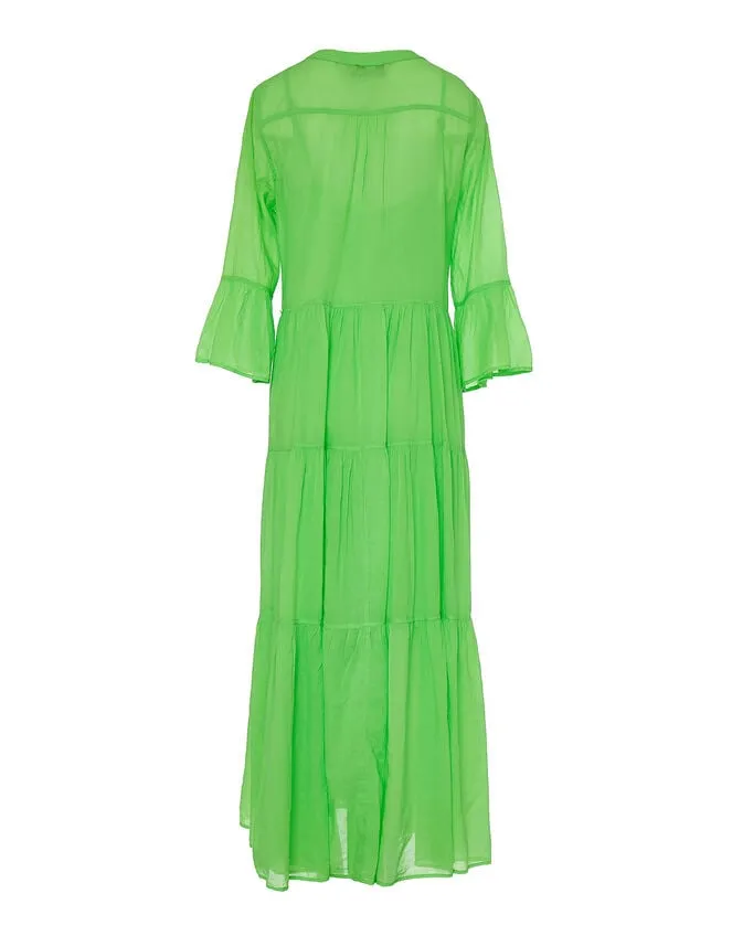 Devotion Twins Tiered Maxi Dress Green Women Monsoon Dresses