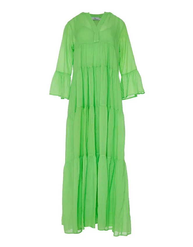 Devotion Twins Tiered Maxi Dress Green Women Monsoon Dresses