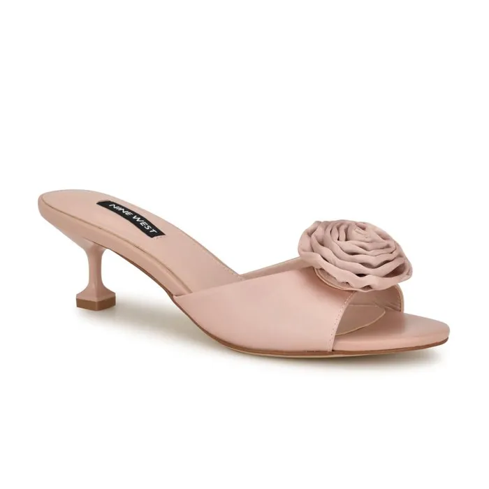 Dhalia Rosette Sandals Pink Women Nine West Sandals