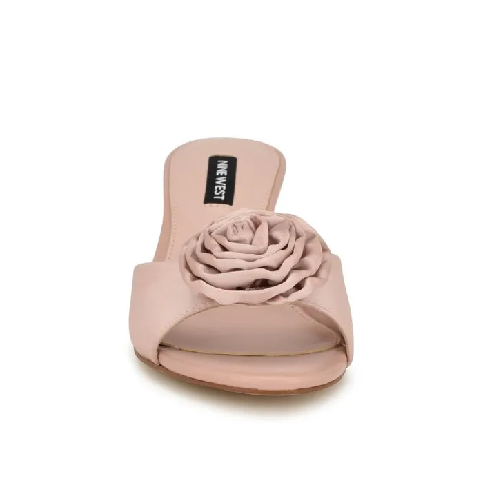 Dhalia Rosette Sandals Pink Women Nine West Sandals