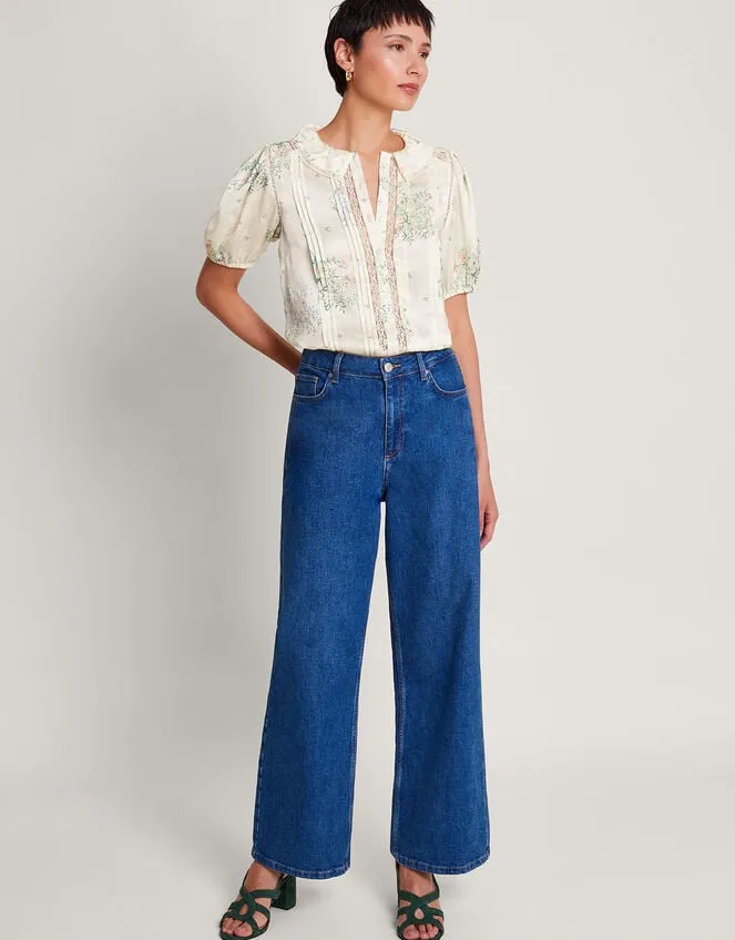 Dianna Satin Blouse Ivory Women Monsoon Tops and Blouses