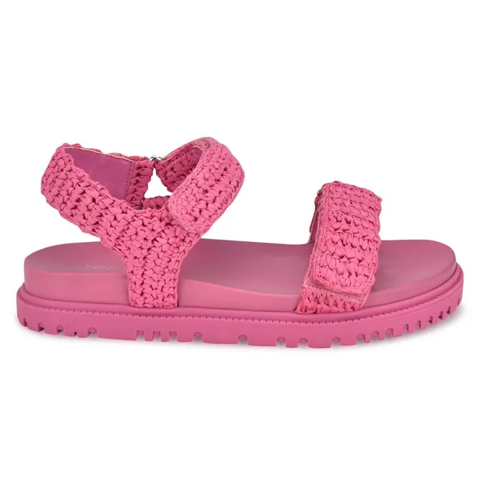 Dinrah Footbed Sandals Pink Women Nine West Sandals