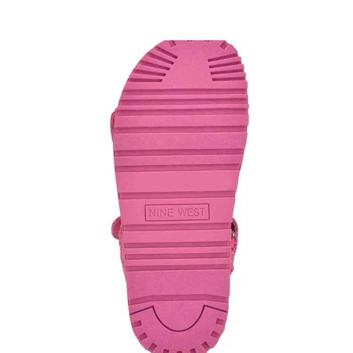 Dinrah Footbed Sandals Pink Women Nine West Sandals
