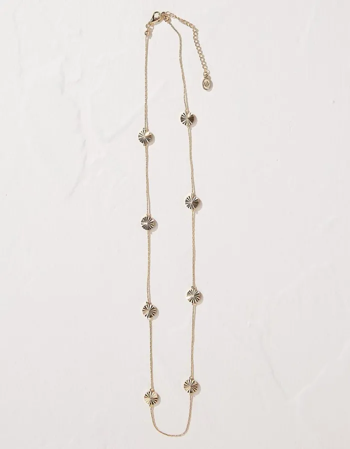 Disc Necklace Gold Women FatFace Jewellery