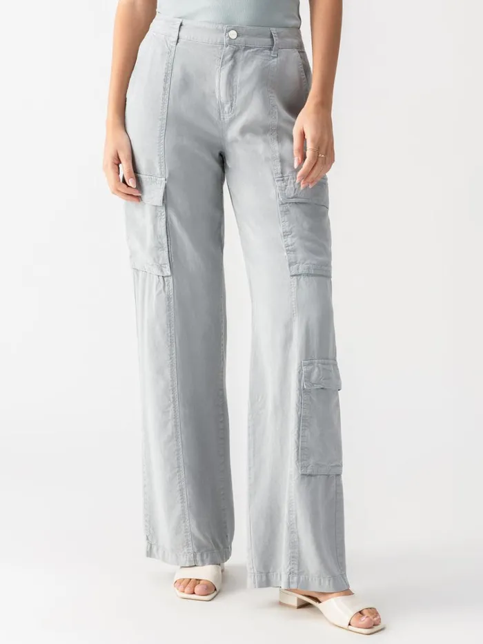 Doheny Standard Rise Cargo Pant Eucalyptus Women Sanctuary Clothing Pants