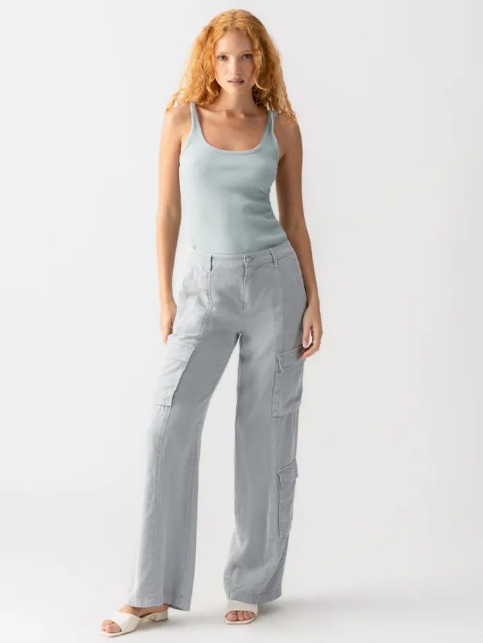 Doheny Standard Rise Cargo Pant Eucalyptus Women Sanctuary Clothing Pants
