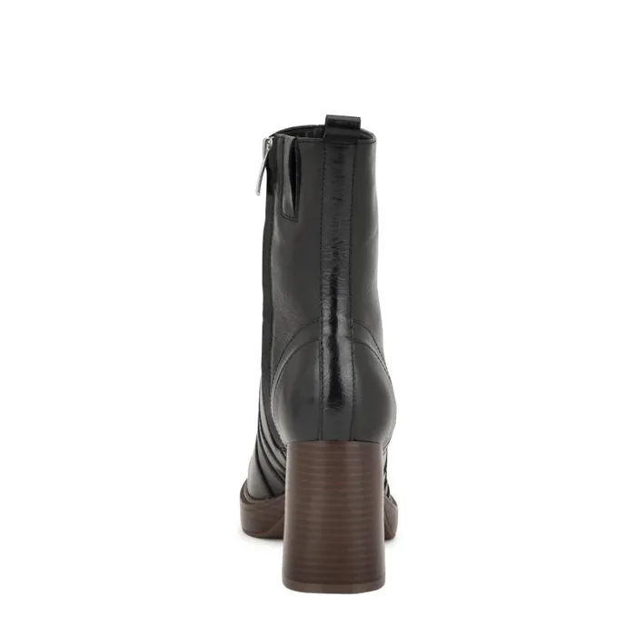 Donad Platform Booties Black Women Nine West Boots and Booties