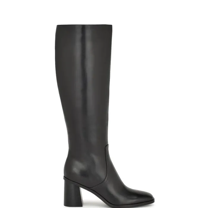 Dortha Dress Boots Black Women Nine West Boots and Booties