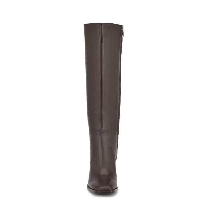 Dortha Dress Boots Brown Women Nine West Boots and Booties