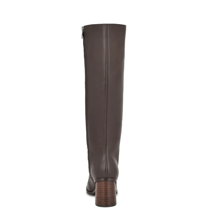 Dortha Dress Boots Brown Women Nine West Boots and Booties