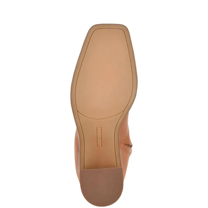 Dortha Dress Boots Natural Women Nine West Boots and Booties