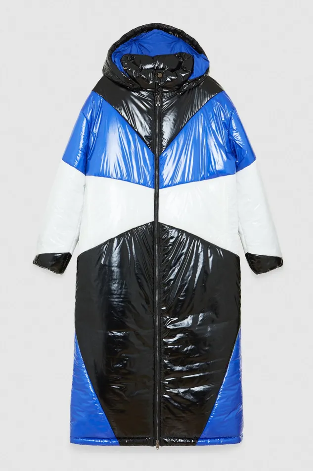 Down Jackets Women Patrizia Pepe Oversize Nylon Down Jacket Block Color