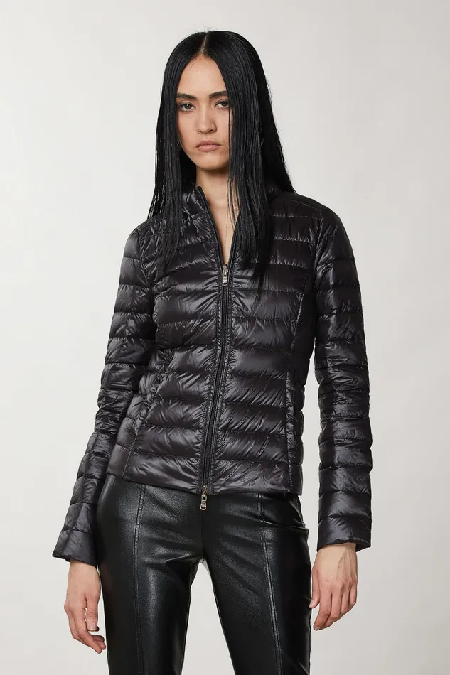 Down Jackets Women Patrizia Pepe Ultralight Reversible Down Jacket Nero
