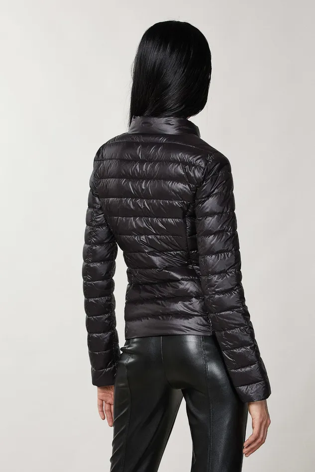 Down Jackets Women Patrizia Pepe Ultralight Reversible Down Jacket Nero