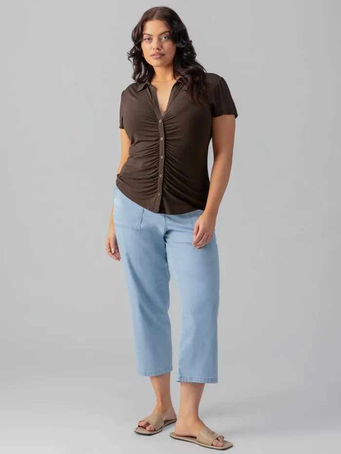 Dream Button Up Blouse Mud Bath Inclusive Collection Women Sanctuary Clothing Tees and Tops Dream Button Up Blouse Mud Bath Inclusive Collection Women Sanctuary Clothing Tees and Tops