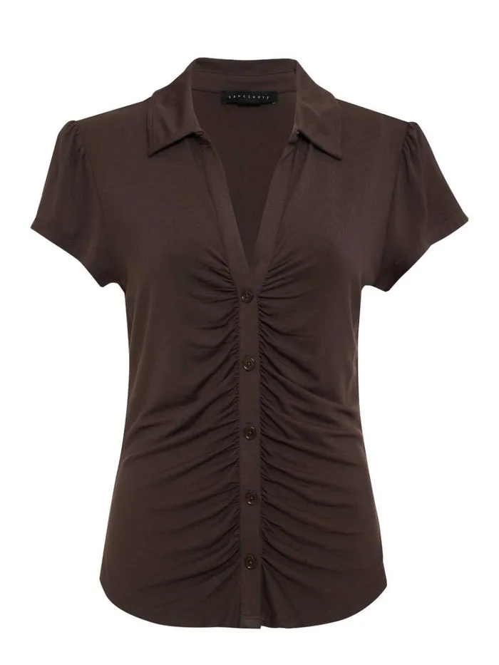 Dream Button Up Blouse Mud Bath Inclusive Collection Women Sanctuary Clothing Tees and Tops Dream Button Up Blouse Mud Bath Inclusive Collection Women Sanctuary Clothing Tees and Tops
