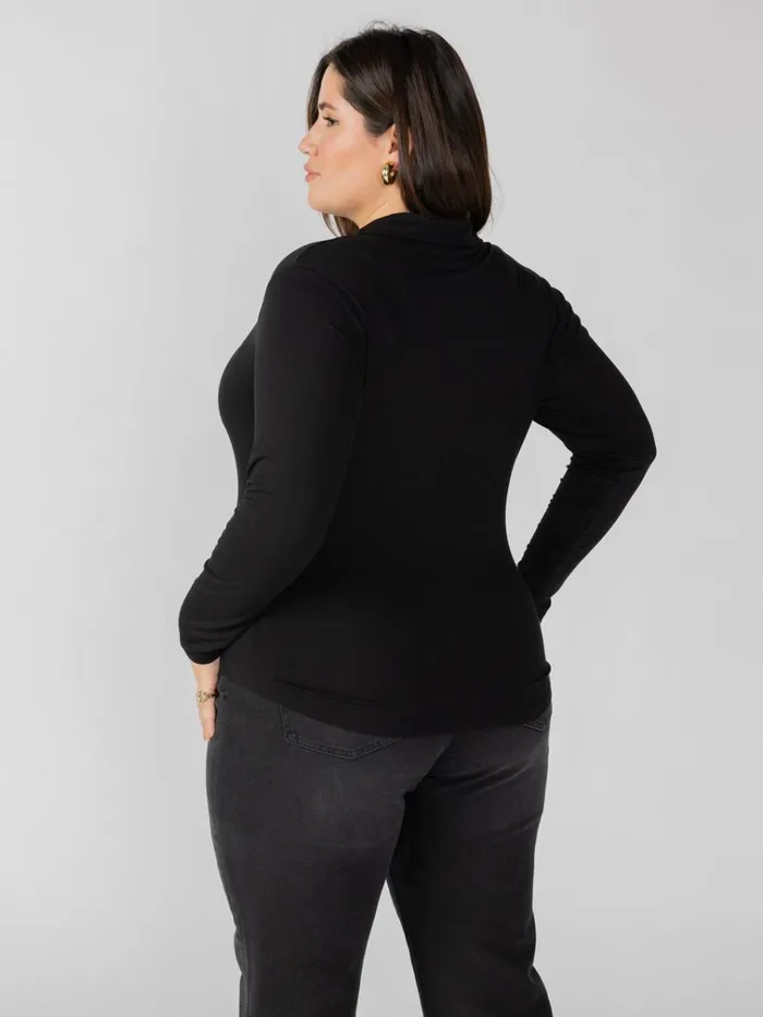 Dreamgirl Knit Button Up Top Black Inclusive Collection Women Sanctuary Clothing Tees and Tops