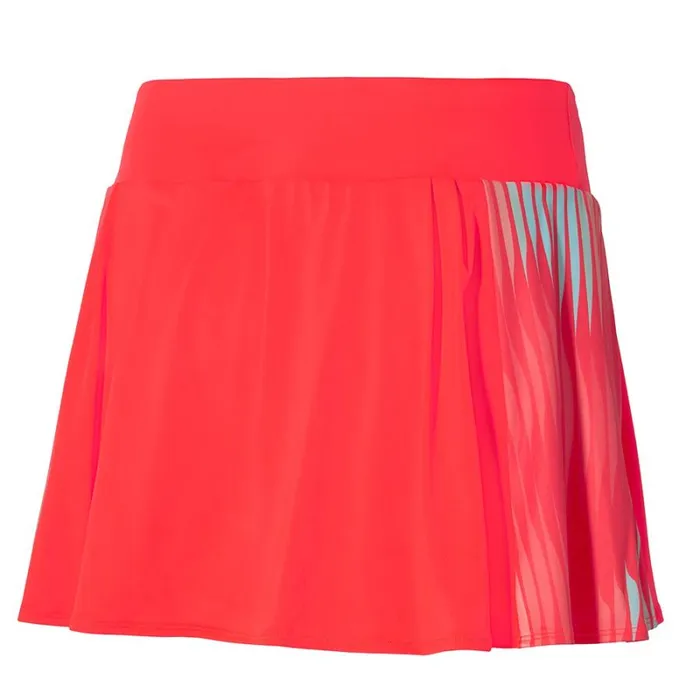 Dresses and Skirts Women Mizuno Printed Flying Skirt Fierry Coral