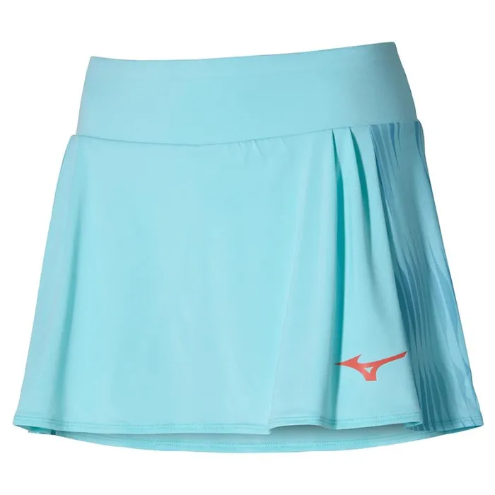 Dresses and Skirts Women Mizuno Printed Flying Skirt Tanager Turquoise