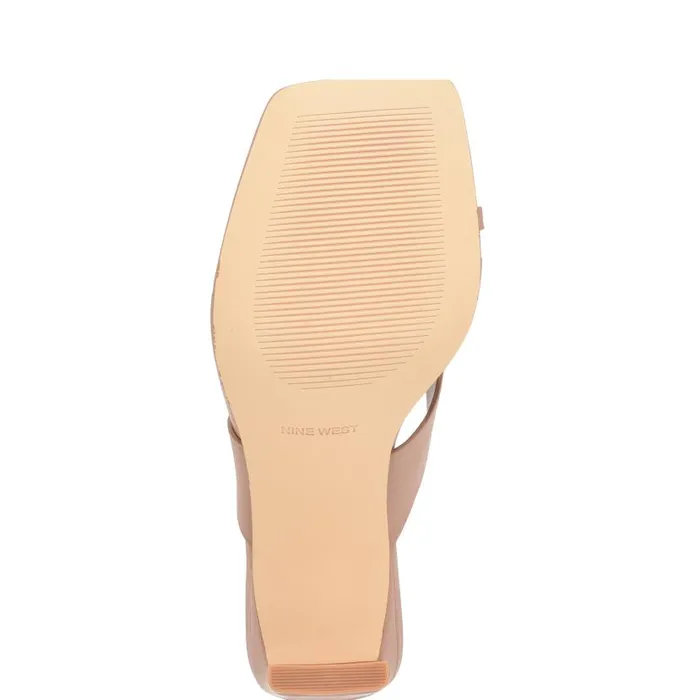 Durlife Heeled Thong Sandals Dark Blush Women Nine West Heels