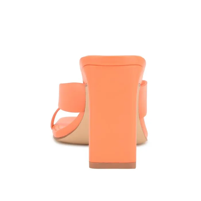 Durlife Heeled Thong Sandals Orange Women Nine West Sandals
