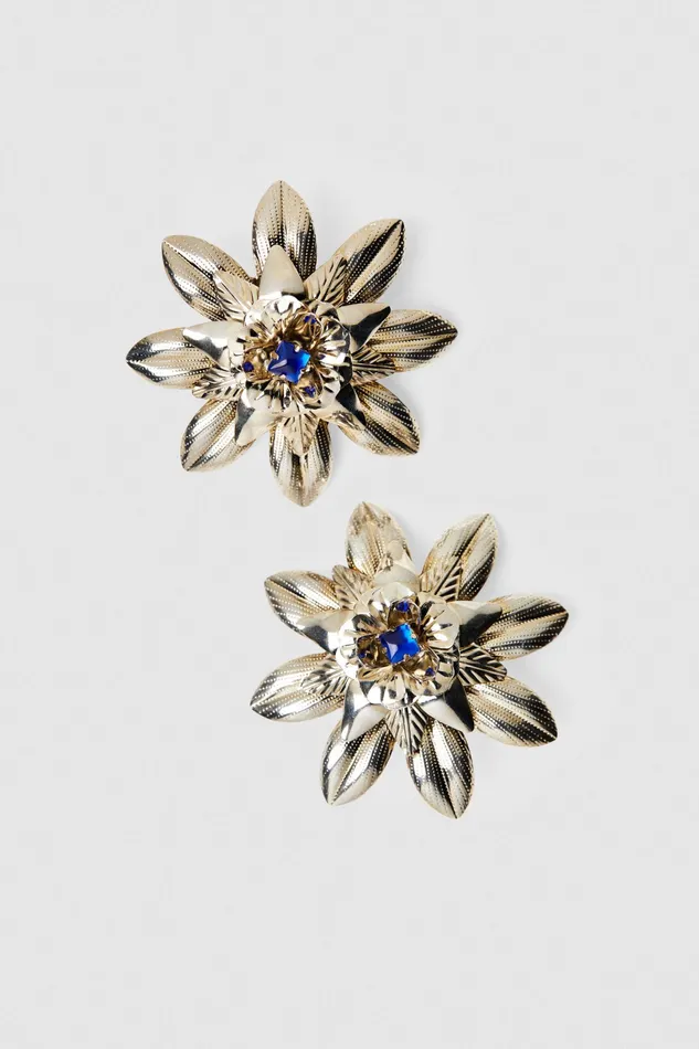 Earrings Women Patrizia Pepe Brass And Crystal Earrings Palladioandbluecrystal Earrings Women Patrizia Pepe Brass And Crystal Earrings Palladioandbluecrystal